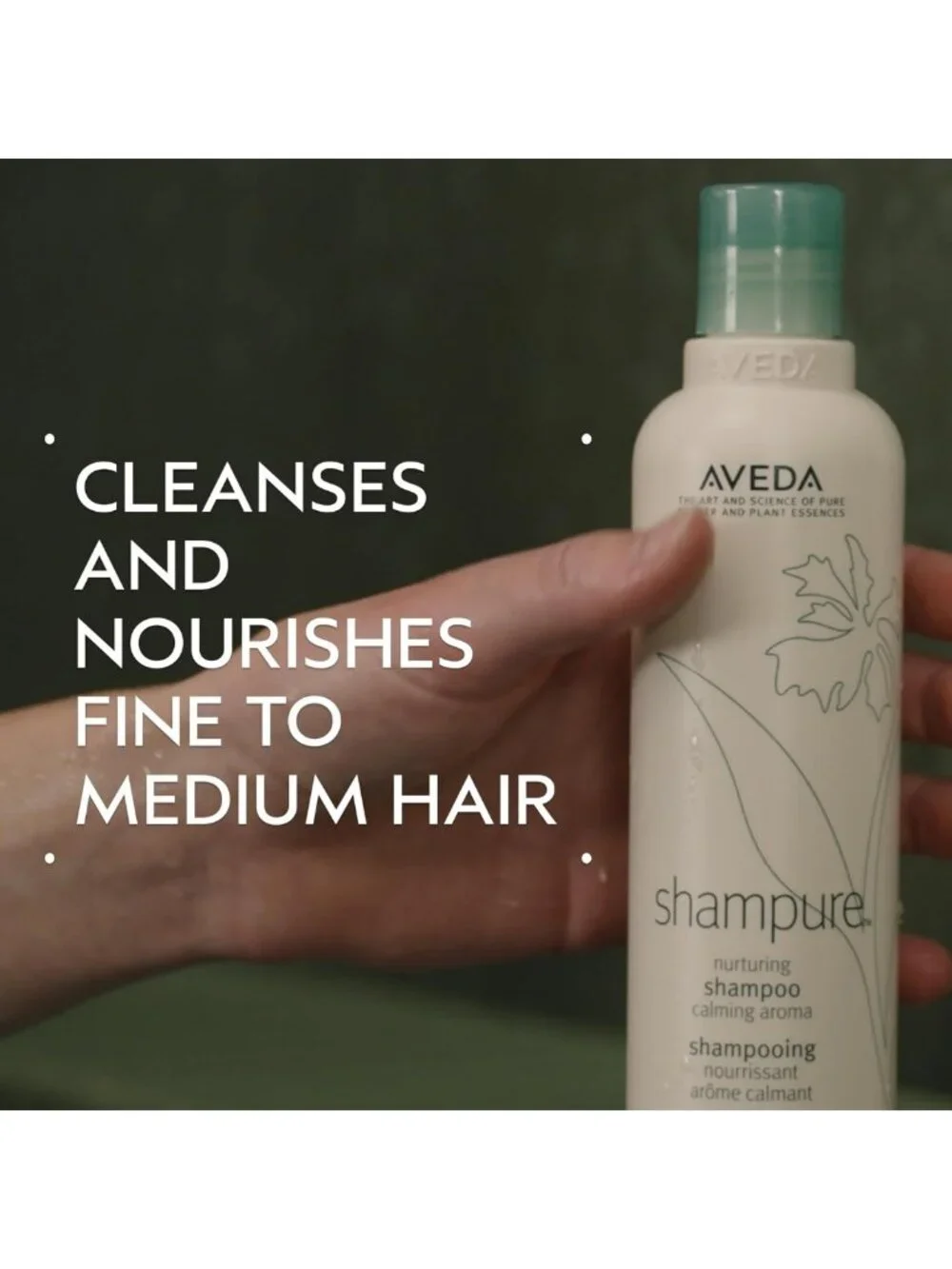 Nurturing Shampoo for Fine to Medium Hair | Gently Cleanses & Nourishes